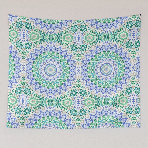 Item preview, Moroccan Zellige Tile Mandala designed and sold by designwiss.