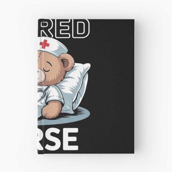 Item preview, Retired Nurse Bear – Cute Relaxing Bear Nursing Retirement  designed and sold by MyzoToyota.