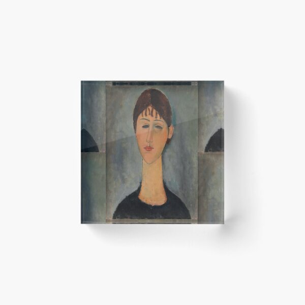 Item preview, Portrait of Mme Zborowska by Amedeo Modigliani: Modernist Fine Art Poster designed and sold by artofuniverse.