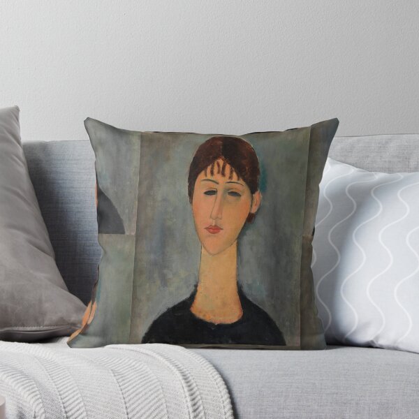 Item preview, Portrait of Mme Zborowska by Amedeo Modigliani: Modernist Fine Art Poster designed and sold by artofuniverse.