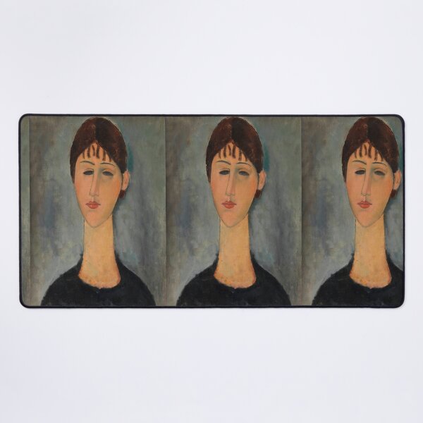 Item preview, Portrait of Mme Zborowska by Amedeo Modigliani: Modernist Fine Art Poster designed and sold by artofuniverse.