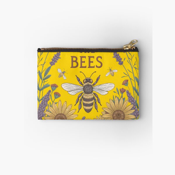 Item preview, Save the Bees – Vintage Floral Botanical Bee Illustration designed and sold by A1MarketDesigne.