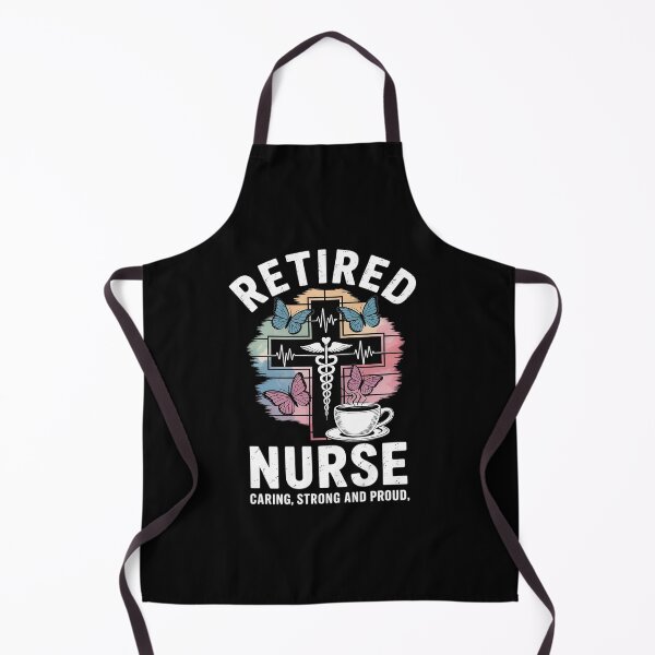 Item preview, Retired Nurse Caring Strong and Proud Christian Retirement designed and sold by MyzoToyota.