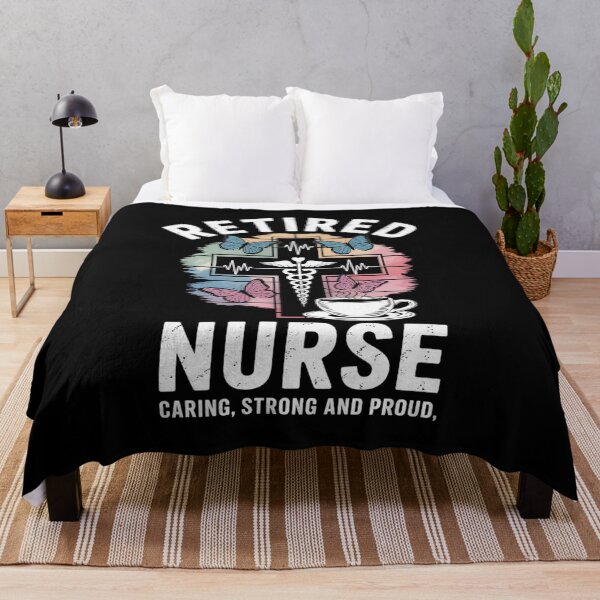 Item preview, Retired Nurse Caring Strong and Proud Christian Retirement designed and sold by MyzoToyota.