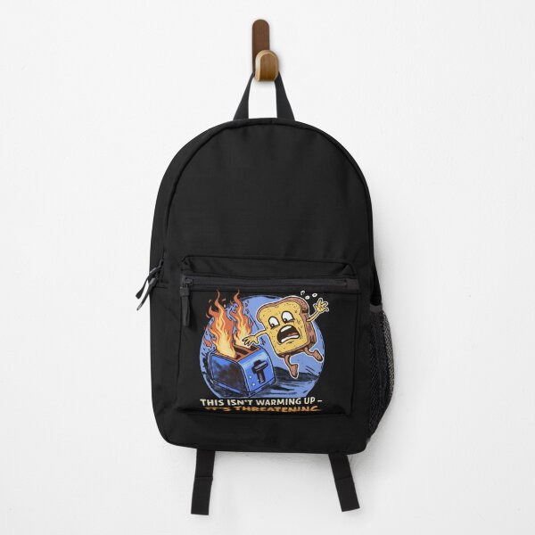 Item preview, Funny Bread Toast on Fire Illustration designed and sold by Popstudio85.