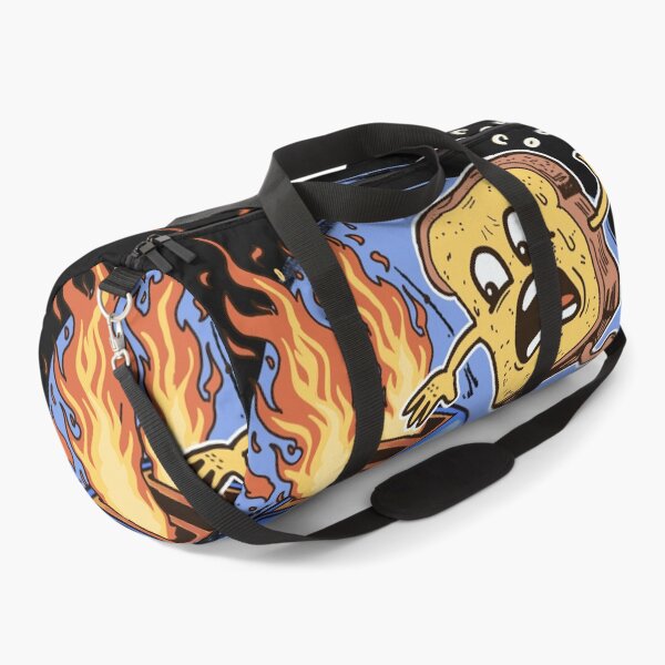 Item preview, Funny Bread Toast on Fire Illustration designed and sold by Popstudio85.