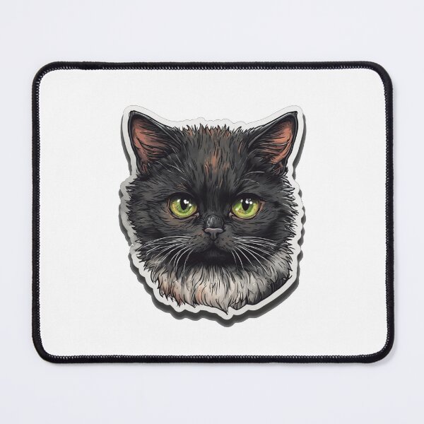 Item preview, Black cat designed and sold by Shresart ✨.