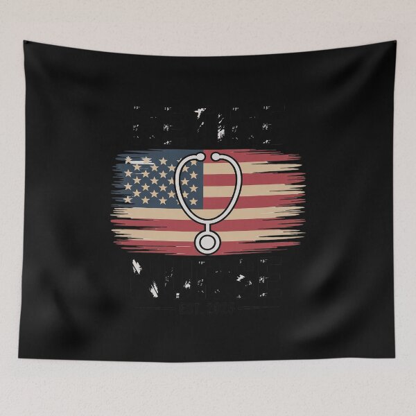 Item preview, Retired Nurse Est 2025 American Flag Nursing Retirement  designed and sold by MyzoToyota.
