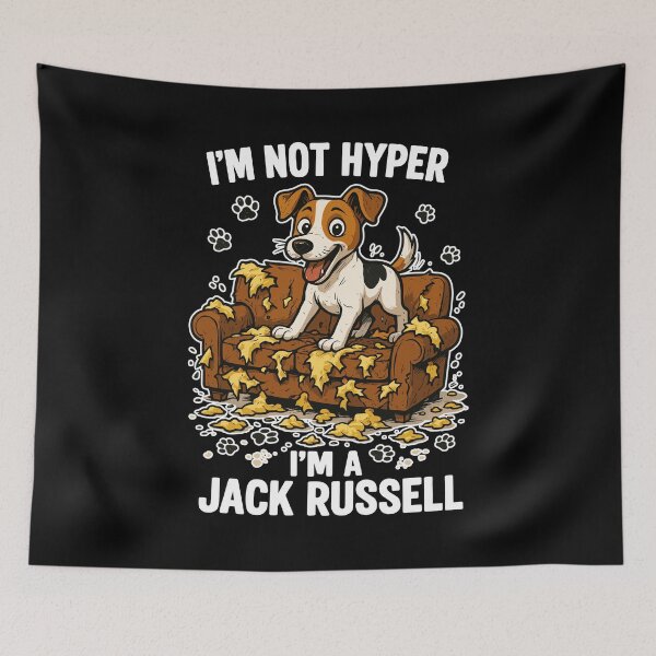Item preview, Jack Russell Terrier funny hyperactive gift designed and sold by Pineapple-Tree.