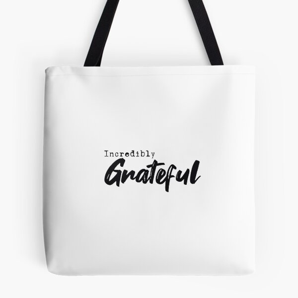 Item preview, Incredibly Grateful – Positive Affirmation, Inspirational Quote, Motivational Gift designed and sold by Dharaamagnetiix.