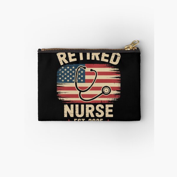Item preview, Retired Nurse Est 2025 American Nurse USA Flag designed and sold by MyzoToyota.