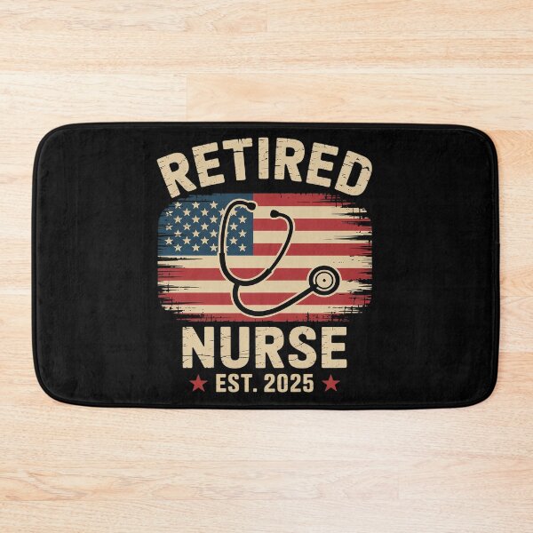 Item preview, Retired Nurse Est 2025 American Nurse USA Flag designed and sold by MyzoToyota.