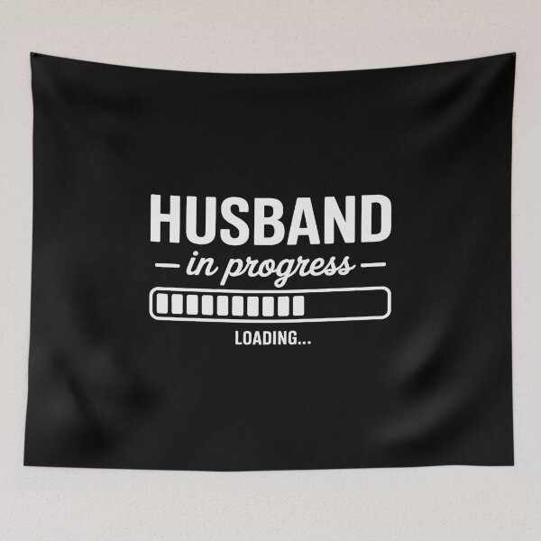 Item preview, Husband In Progress Engaged Engagement Announcement Married designed and sold by andreaswest.