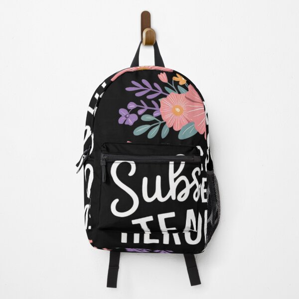 Item preview, Substitute Teacher Flowers School Sub Teacher designed and sold by NailMolisa.
