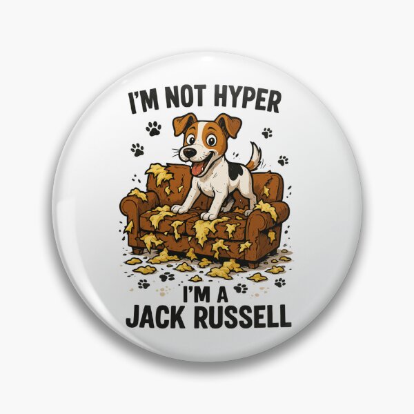 Item preview, Jack Russell Terrier funny hyperactive gift designed and sold by Pineapple-Tree.
