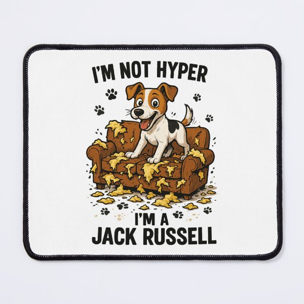Item preview, Jack Russell Terrier funny hyperactive gift designed and sold by Pineapple-Tree.