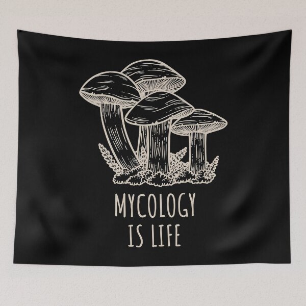 Item preview, Mycology Is Life Minimal Mushroom Quote designed and sold by nipunifekniy.