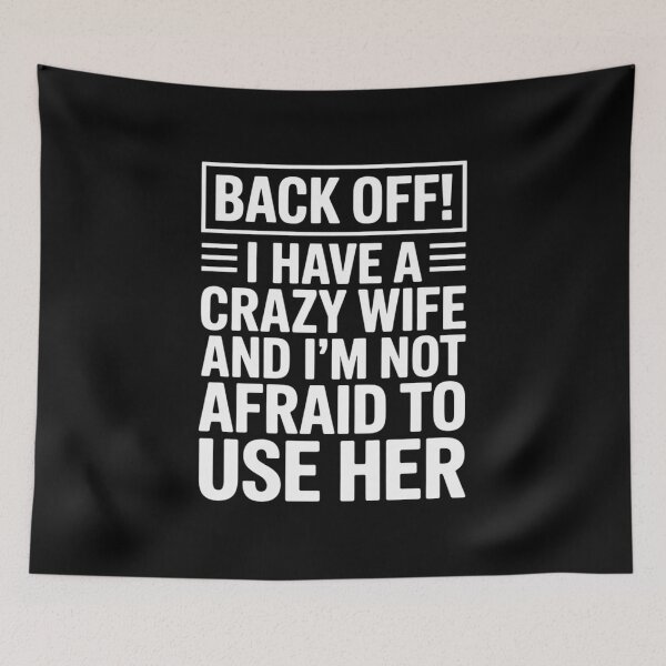 Item preview, Husband Gifts Men, Crazy Wife Sarcastic Husband designed and sold by andreaswest.