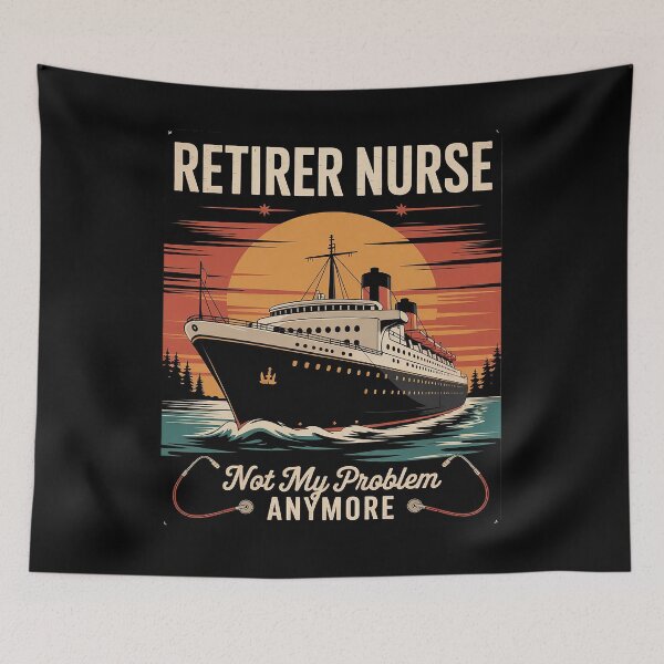 Item preview, Retired Nurse Not My Problem Anymore Summer Cruise vintage  designed and sold by MyzoToyota.