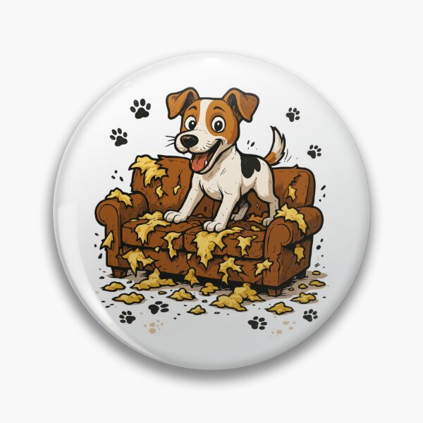 Item preview, Jack Russell Terrier funny dog marks sofa gift designed and sold by Pineapple-Tree.