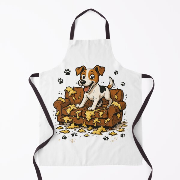 Item preview, Jack Russell Terrier funny dog marks sofa gift designed and sold by Pineapple-Tree.