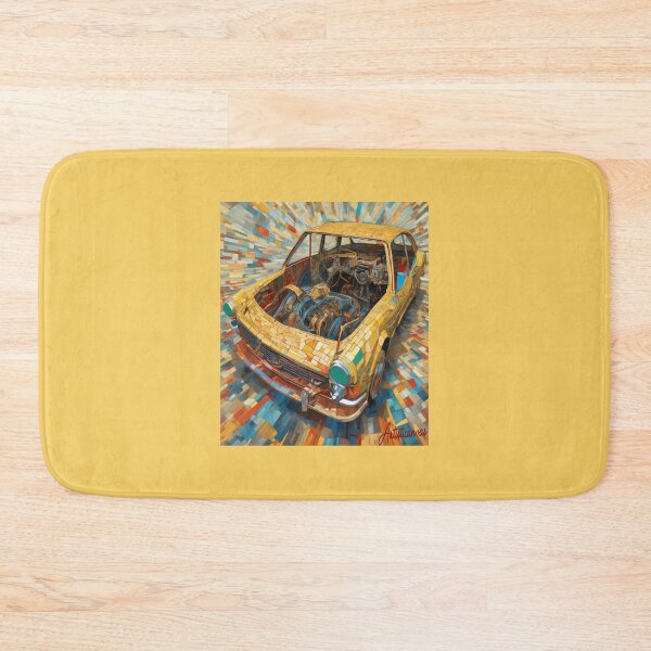 Item preview, "Dynamic Classic Car Mosaic" designed and sold by Artisticanvas.