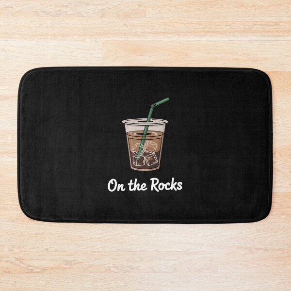 Item preview, On The Rocks Iced Coffee Summer Quote Pocket designed and sold by nicomitchell.