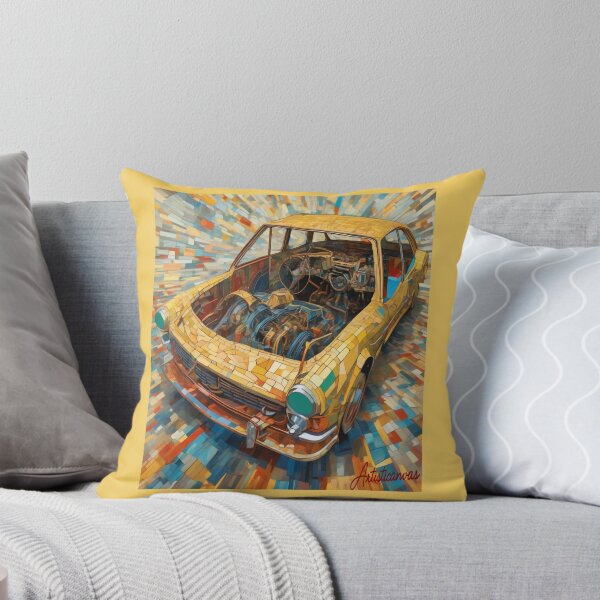Item preview, "Dynamic Classic Car Mosaic" designed and sold by Artisticanvas.