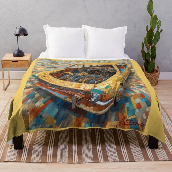 Item preview, "Dynamic Classic Car Mosaic" designed and sold by Artisticanvas.