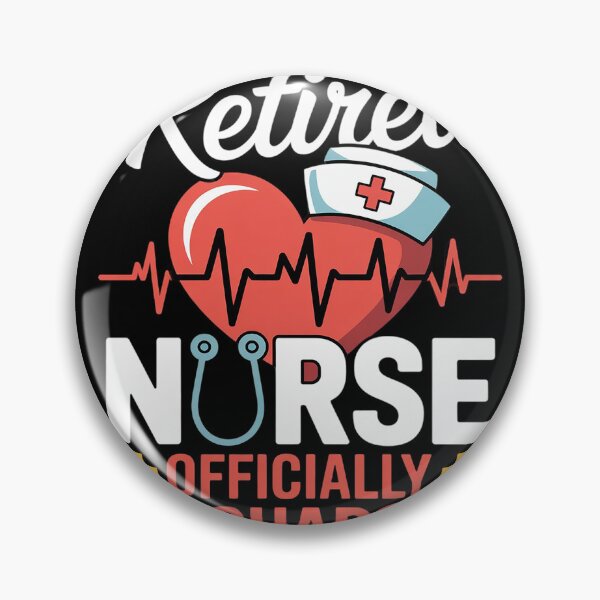 Item preview, Retired Nurse Officially Discharged EKG Heartbeat Retirement  designed and sold by MyzoToyota.