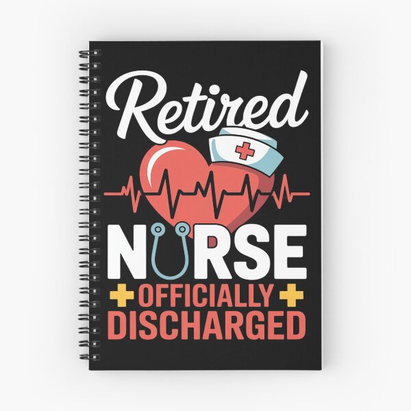 Item preview, Retired Nurse Officially Discharged EKG Heartbeat Retirement  designed and sold by MyzoToyota.