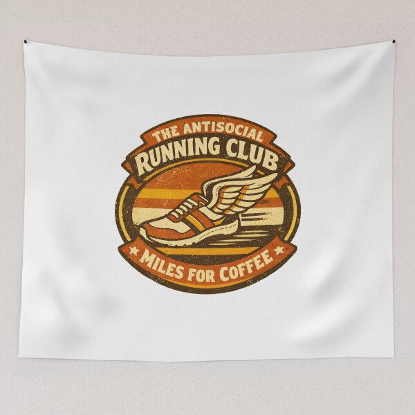 Item preview, Antisocial Running Club Vintage 70s Sports  designed and sold by creativiteemom.