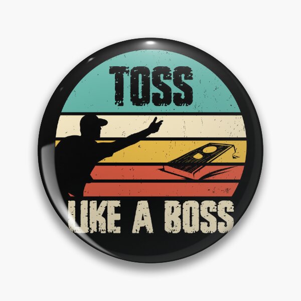 Item preview, Toss Like a Boss Funny Cornhole Vintage Graphic designed and sold by Mst Shefali Akter.
