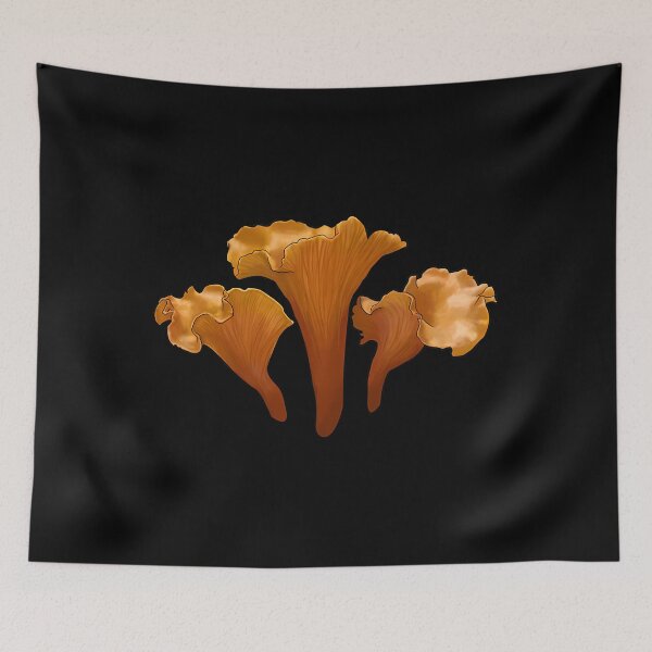 Item preview, Cantharellus cibarius Chanterelle Illustration designed and sold by nipunifekniy.
