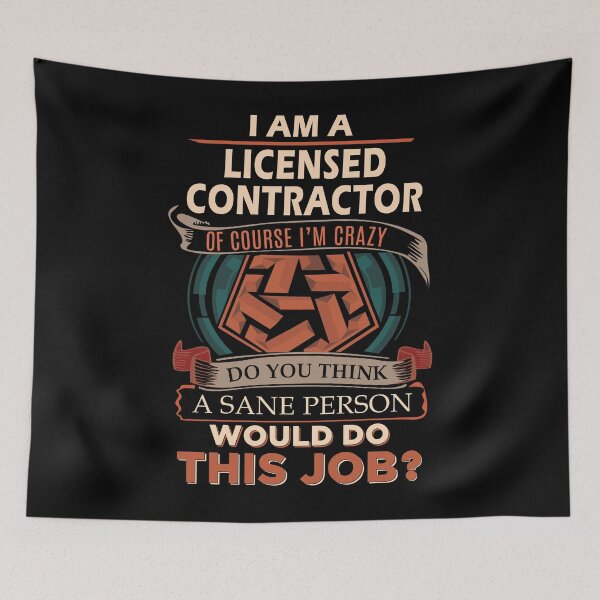 Item preview, Licensed Contractor designed and sold by aswmhmlc71.