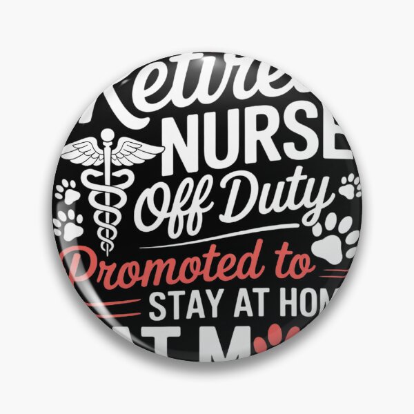 Item preview, Retired Nurse Stay At Home Cat Mom  designed and sold by KotexTemu.