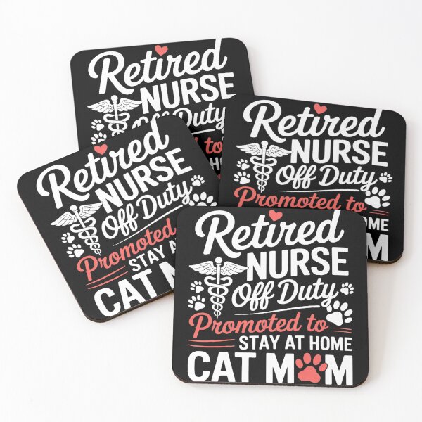 Item preview, Retired Nurse Stay At Home Cat Mom  designed and sold by KotexTemu.