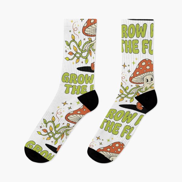 Item preview, Smiling Mushroom Walking With Vines designed and sold by Flying Doggo.