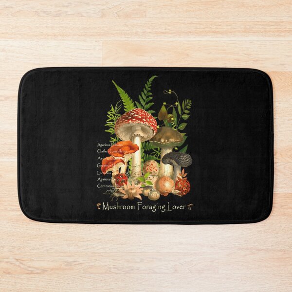 Item preview, Mushroom Foraging Lover Botanical Fungi Collage designed and sold by nipunifekniy.