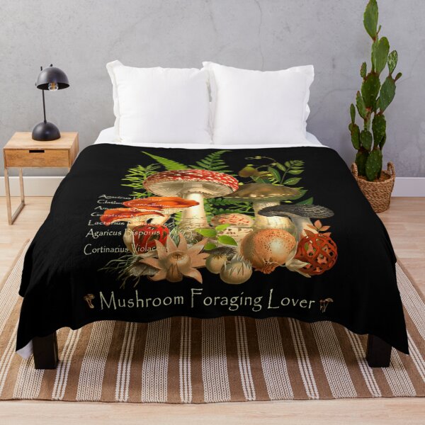 Item preview, Mushroom Foraging Lover Botanical Fungi Collage designed and sold by nipunifekniy.