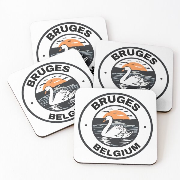 Item preview, Bruges, Belgium, White Swan designed and sold by PamLeeDesign.