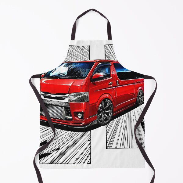 Item preview, HIACE Red Custom Van - JDM Manga Style designed and sold by AKIHABARAMOTORS.