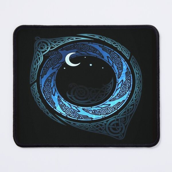 Item preview, Mystical night sky round design artwork designed and sold by NivyasArtistry.