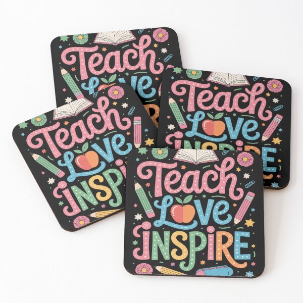 Item preview, Teach Love Inspire Teacher Life Inspirational Back to School designed and sold by InspiredFoul.