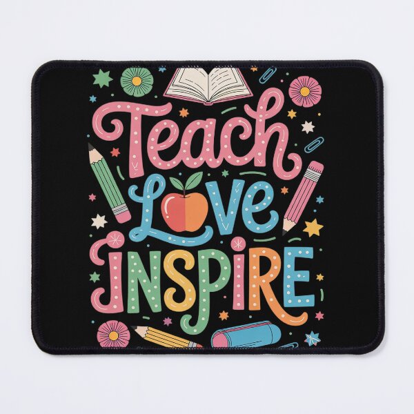 Item preview, Teach Love Inspire Teacher Life Inspirational Back to School designed and sold by InspiredFoul.