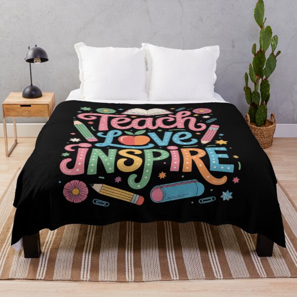 Item preview, Teach Love Inspire Teacher Life Inspirational Back to School designed and sold by InspiredFoul.