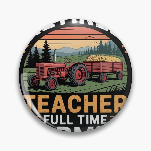 Item preview, Retired Teacher Full Time Farmer Retirement  designed and sold by KotexTemu.