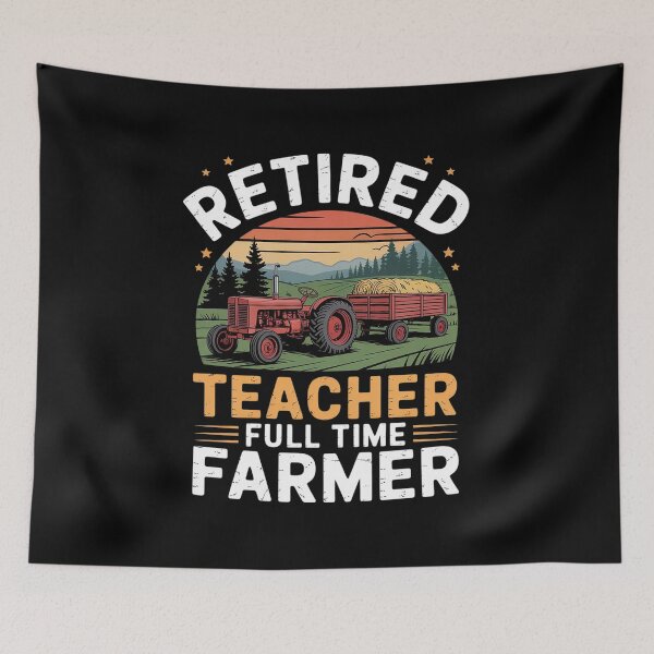 Item preview, Retired Teacher Full Time Farmer Retirement  designed and sold by KotexTemu.