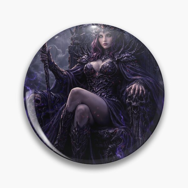 Item preview, Gothic Sorceress Queen – Dark Magic Throne Fantasy Art designed and sold by SoulenCify.