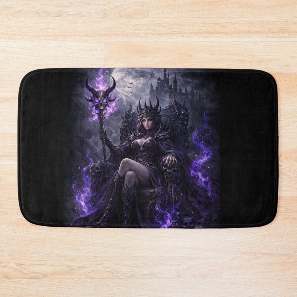 Item preview, Gothic Sorceress Queen – Dark Magic Throne Fantasy Art designed and sold by SoulenCify.